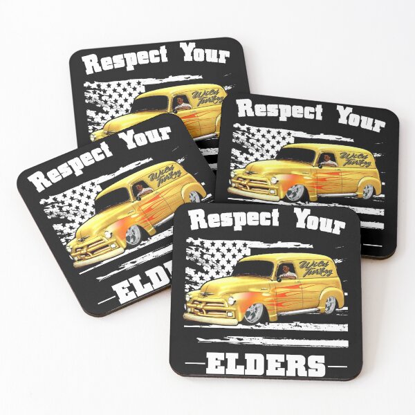 Item preview, Funny Car Guy - Respect Your Elders Classic Panel Truck designed and sold by CharJens.