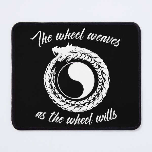 Item preview, The Wheel Weaves as The Wheel Wills Wheel of Time Dragon Parody  designed and sold by Candlewood Museum & Gift Shoppe.