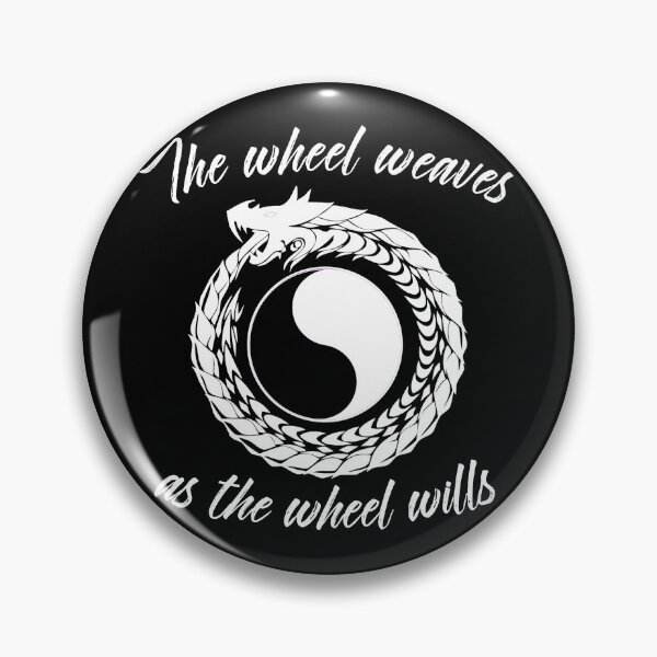 Item preview, The Wheel Weaves as The Wheel Wills Wheel of Time Dragon Parody  designed and sold by Candlewood Museum & Gift Shoppe.
