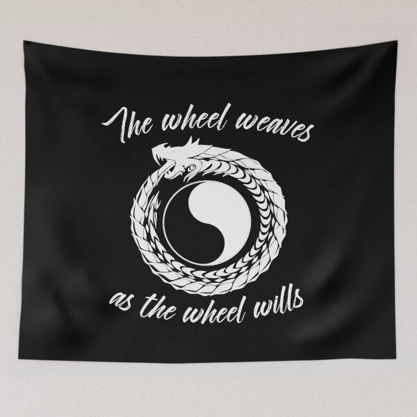 Item preview, The Wheel Weaves as The Wheel Wills Wheel of Time Dragon Parody  designed and sold by Candlewood Museum & Gift Shoppe.
