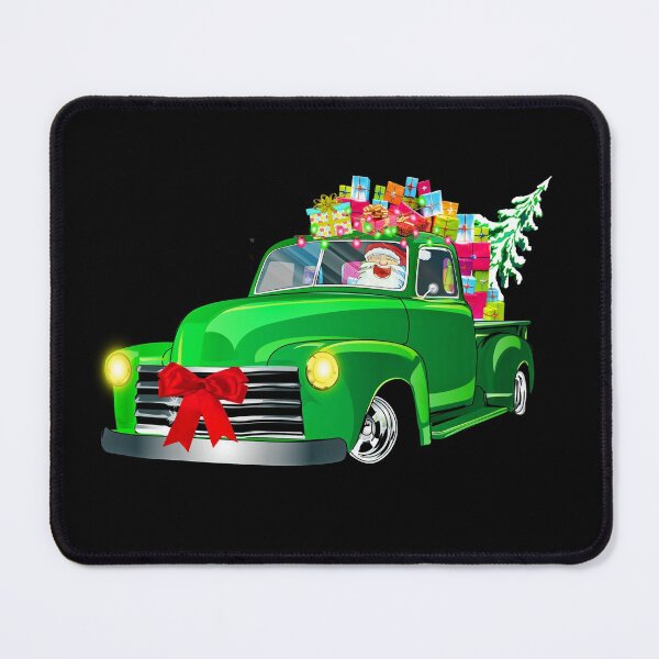 Item preview, Christmas Green Vintage Truck, Santa Driver, Essential T-Shirt designed and sold by JoesCornerStore.