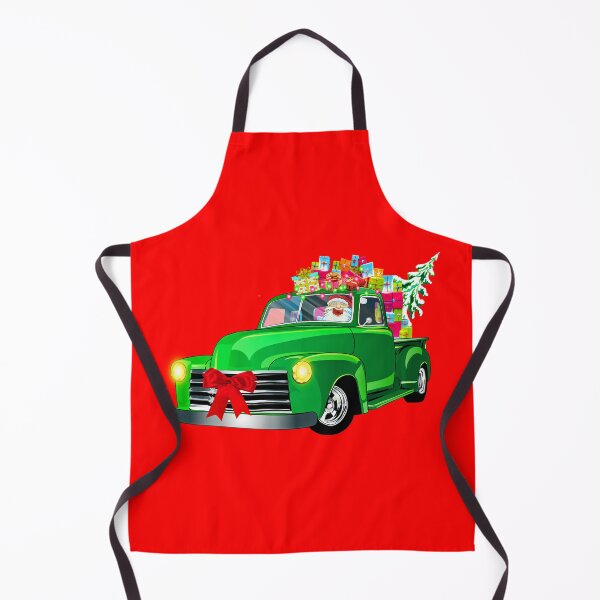Item preview, Christmas Green Vintage Truck, Santa Driver, Essential T-Shirt designed and sold by JoesCornerStore.