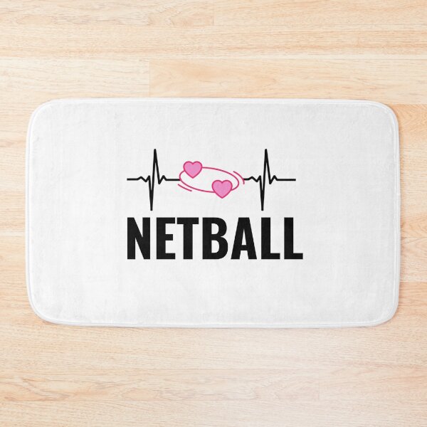 Item preview, Netball Heart Beat designed and sold by Sunset-1.