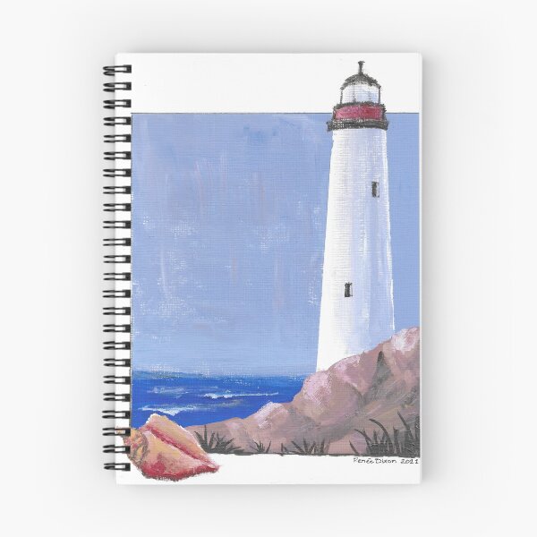 Item preview, Lighthouse Beach designed and sold by ReneeDixonArt.