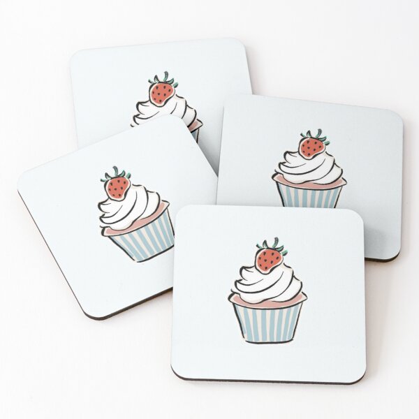 Item preview, Strawberry Cupcake with Vanilla Icing Indulge designed and sold by Shadowlight21.