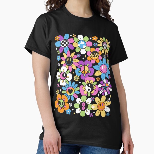 Item preview, Neon Pastel Smiley Blossoms designed and sold by DajonAcevedo.