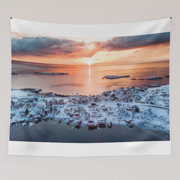 Item preview, Lofoten Islands Norway designed and sold by RegaloRepublic.