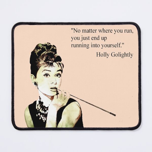 Artikelvorschau, Audrey Hepburn als Holly Golightly - Zitat entworfen und verkauft von ARTito.
