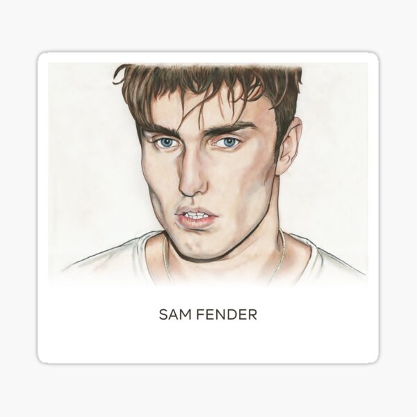 Sam Fender Wall Art Portrait Drawing Print Art & Collectibles Pencil ...