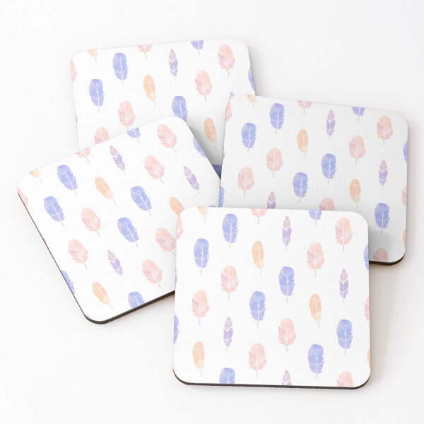 Item preview, Feathers Tribal water colour pattern designed and sold by Cutees-designs.