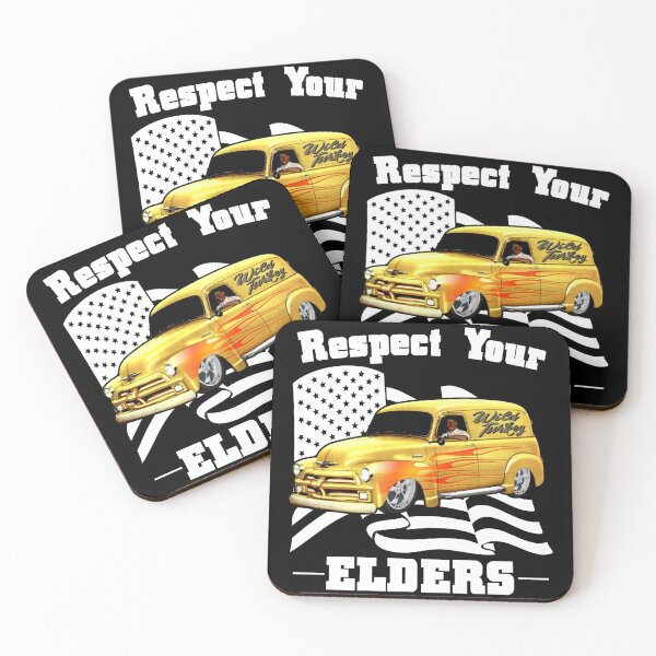 Item preview, Funny Car Guy - Respect Your Elders Classic Panel Truck designed and sold by CharJens.