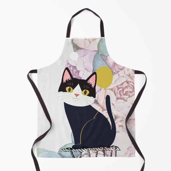 Artikelvorschau, Tuxedo Cat mit Blumen - Tuxedo Cat entworfen und verkauft von llon.