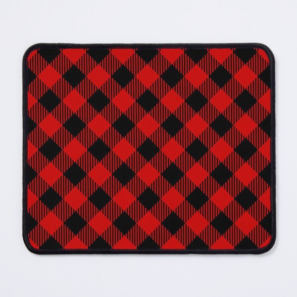 Item preview, Diagonal Black and Red Buffalo Plaid designed and sold by SocialAtrophy.