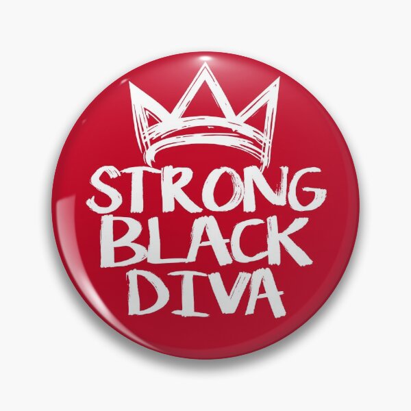 Item preview, DST - STRONG BLACK DIVA designed and sold by EqualiTEEZ.