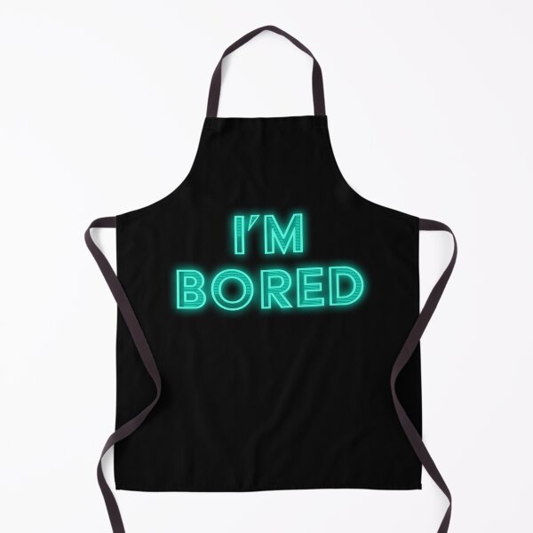 Item preview, I'm Bored Neon Sign designed and sold by Billi French Illustrations.