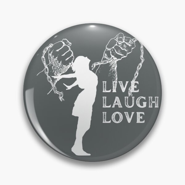 Item preview, Girl torn chain; live, laugh and love quote designed and sold by utile style.