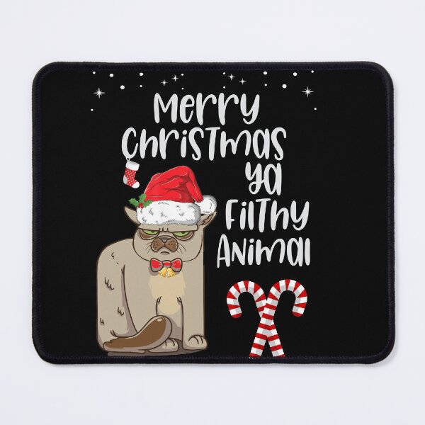 Item preview, Merry Christmas ya filthy animal- Funny Christmas designed and sold by Designs Of all kinds.