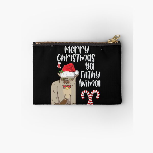 Item preview, Merry Christmas ya filthy animal- Funny Christmas  designed and sold by Designs Of all kinds.