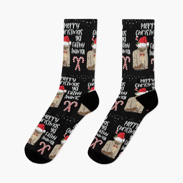 Item preview, Merry Christmas ya filthy animal- Funny Christmas  designed and sold by Designs Of all kinds.