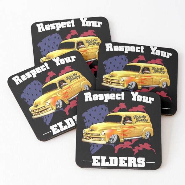 Item preview, Funny Car Guy - Respect Your Elders Classic Panel Truck designed and sold by CharJens.