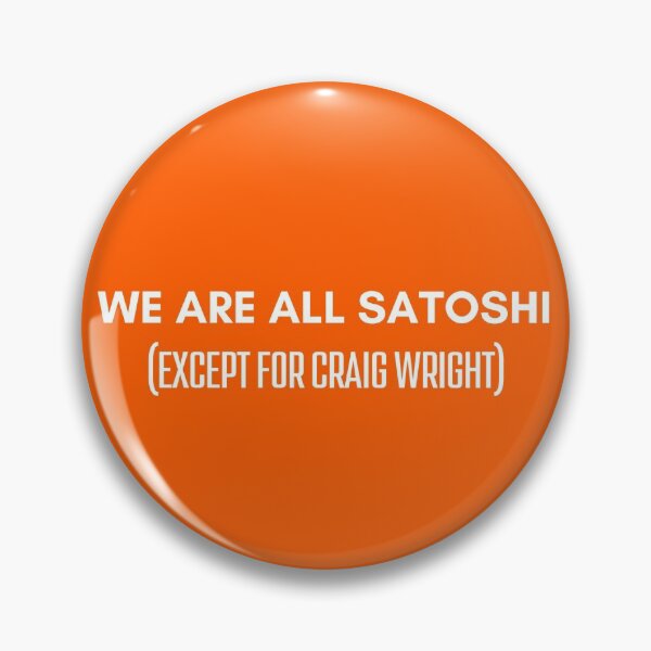 Item preview, We Are All Satoshi Except for Craig Wright Bitcoin Whitepaper designed and sold by ravishdesigns.