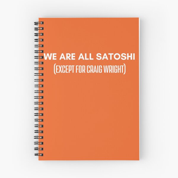 Item preview, We Are All Satoshi Except for Craig Wright Bitcoin Whitepaper designed and sold by ravishdesigns.