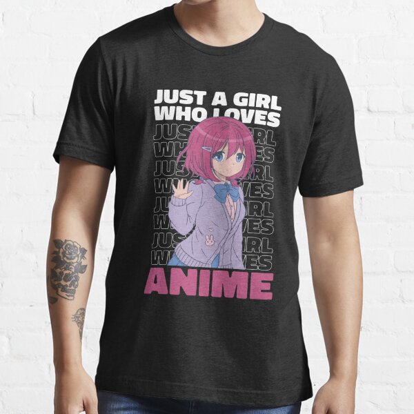 Cute Kawaii Anime Girl Japanese Pink Hair Heart T Shirt By Bullquacky Redbubble