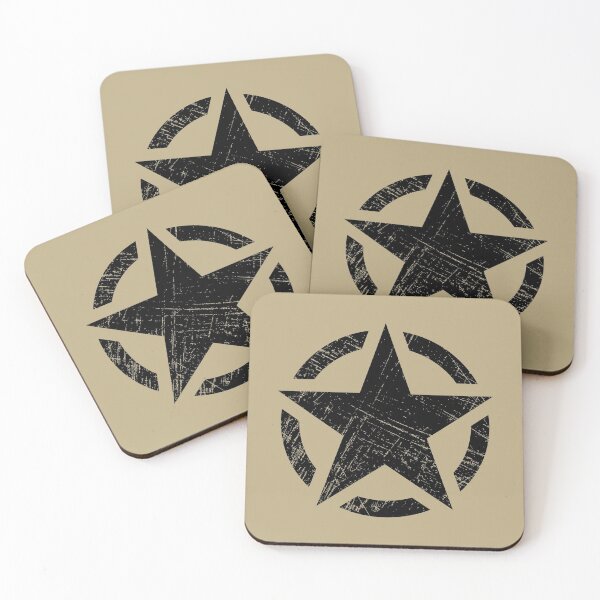 Item preview, Military Star - Vintage Black designed and sold by Lidra Zehcnas.