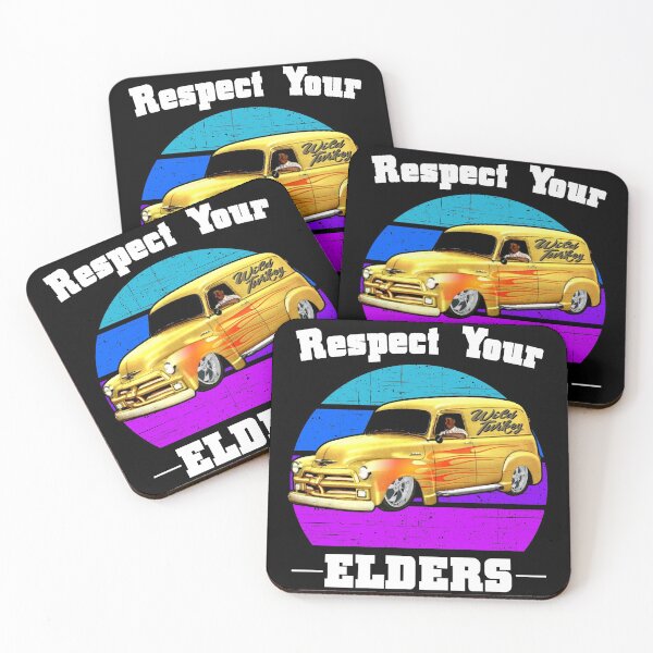 Item preview, Funny Car Guy - Respect Your Elders Classic Panel Truck designed and sold by CharJens.