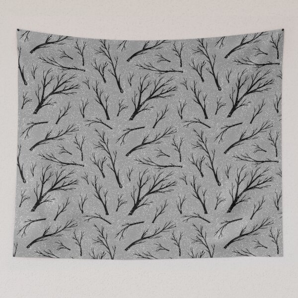 Item preview, Winter trees in a snowy forest designed and sold by LenaSfinks.