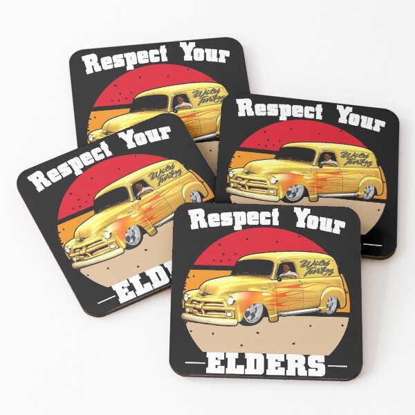 Item preview, Funny Car Guy - Respect Your Elders Classic Panel Truck designed and sold by CharJens.