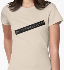 Environmentalist Label Women's Fitted T-Shirt