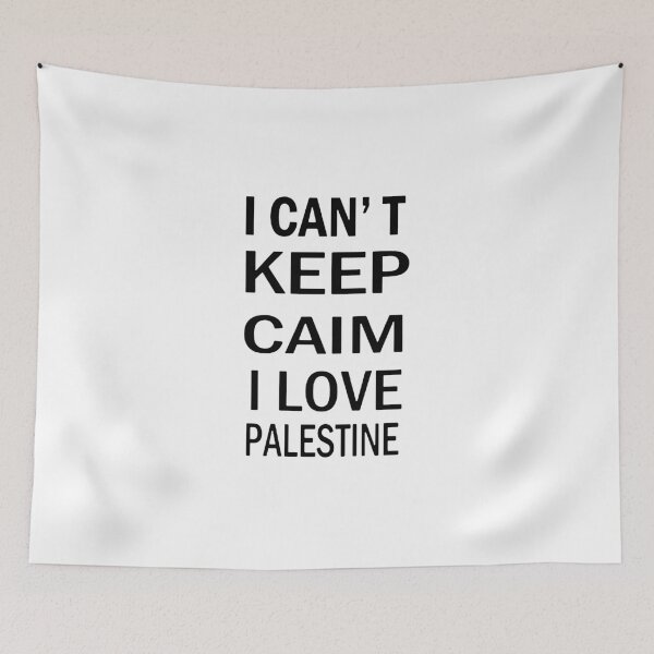 Item preview, I love Palestine Keep Calm and Love Kufeyya palestinian Gift Premium Art Apparel Essential Funny Cat Halloween designed and sold by DesignByHeartUK.