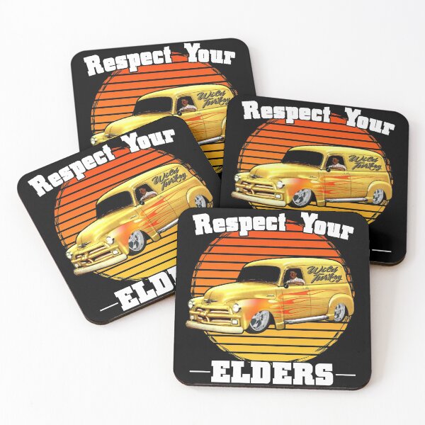 Item preview, Funny Car Guy - Respect Your Elders Classic Panel Truck designed and sold by CharJens.