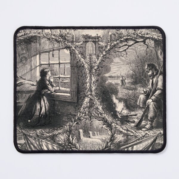 Item preview, Soldier and wife, 1863, Christmas Eve  designed and sold by Lady-Frost.