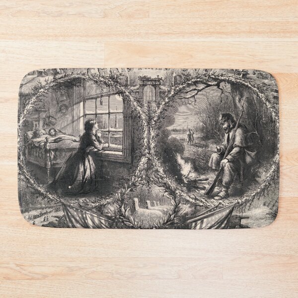 Item preview, Soldier and wife, 1863, Christmas Eve  designed and sold by Lady-Frost.