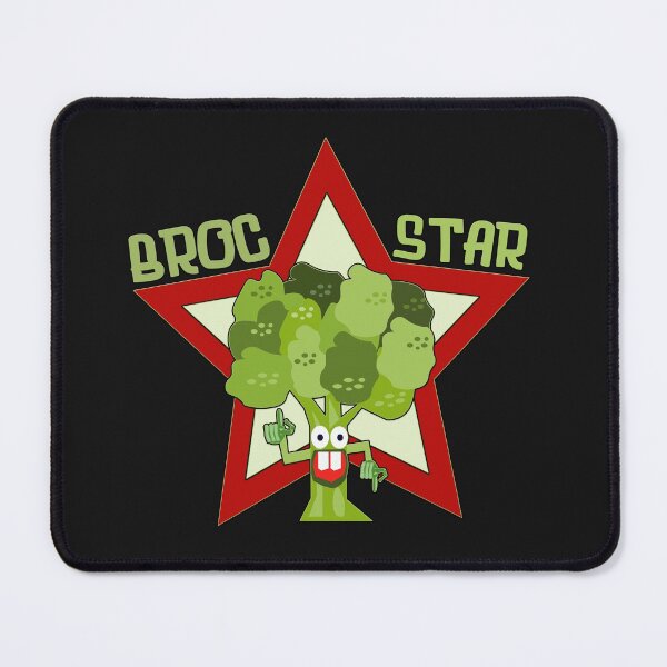 Item preview, Funny Vegan Cartoon - Broc Star designed and sold by MclaughlinGifts.
