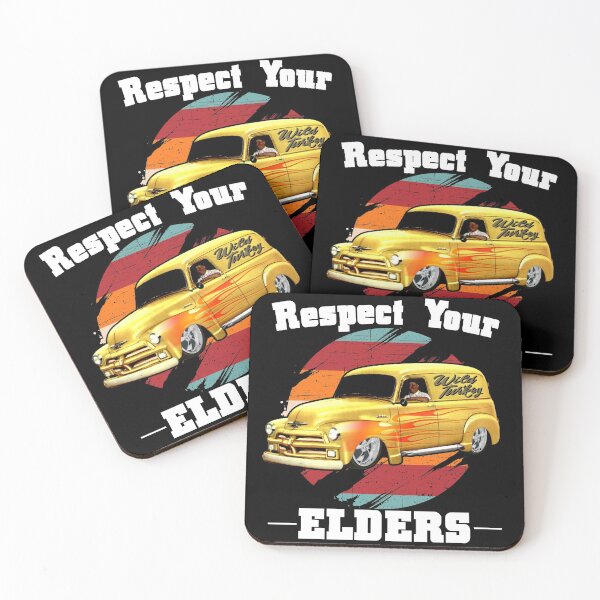 Item preview, Funny Car Guy - Respect Your Elders Classic Panel Truck designed and sold by CharJens.