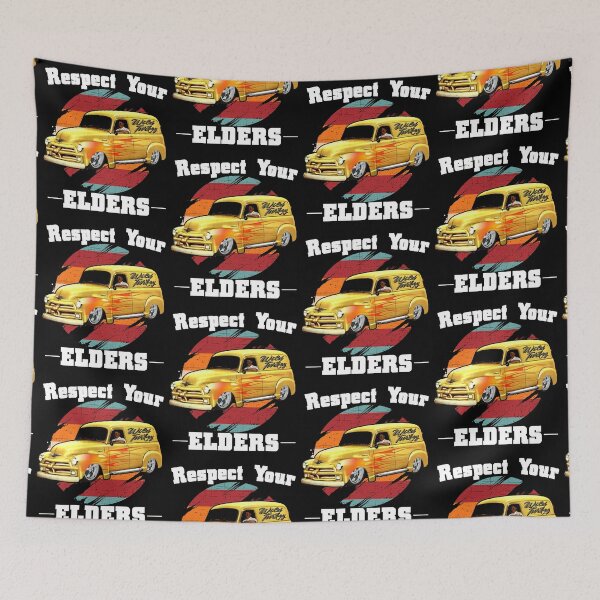 Item preview, Funny Car Guy - Respect Your Elders Classic Panel Truck designed and sold by CharJens.