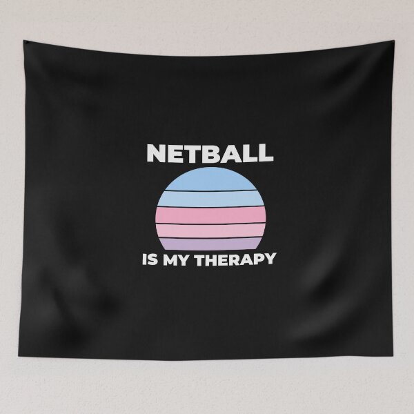 Item preview, Netball is my Therapy designed and sold by Sunset-1.