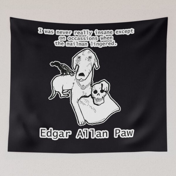 Item preview, Dog Author Edgar Allan Paw designed and sold by Starbelly208.