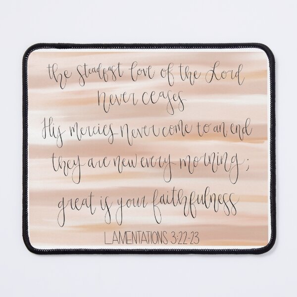 Item preview, Lamentations 3:22-23 designed and sold by laneyebrown.