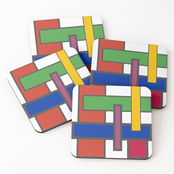 Aperçu de l'œuvre Rectangles colorés créée et vendue par NinoKhato.