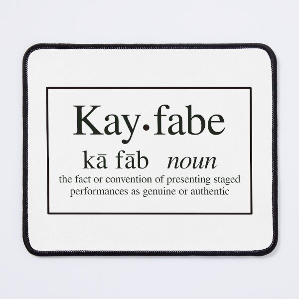 Item preview, Kayfabe Definition designed and sold by EMtheUnknown.