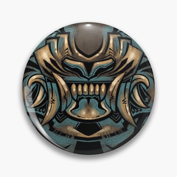 Item preview, Bronze Demon Tiger Mask designed and sold by PaleoPanthera.