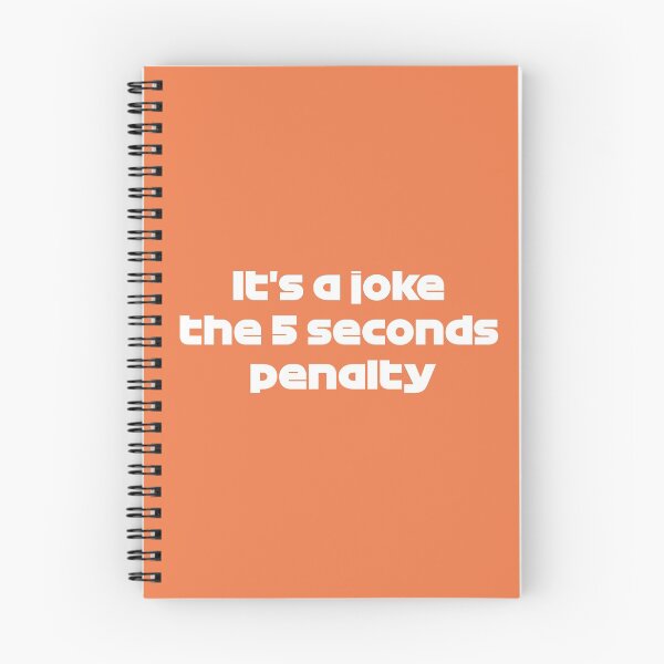 Item preview, It's a Joke the 5 Seconds Penalty (Orange BG) designed and sold by FilipeFerreira.