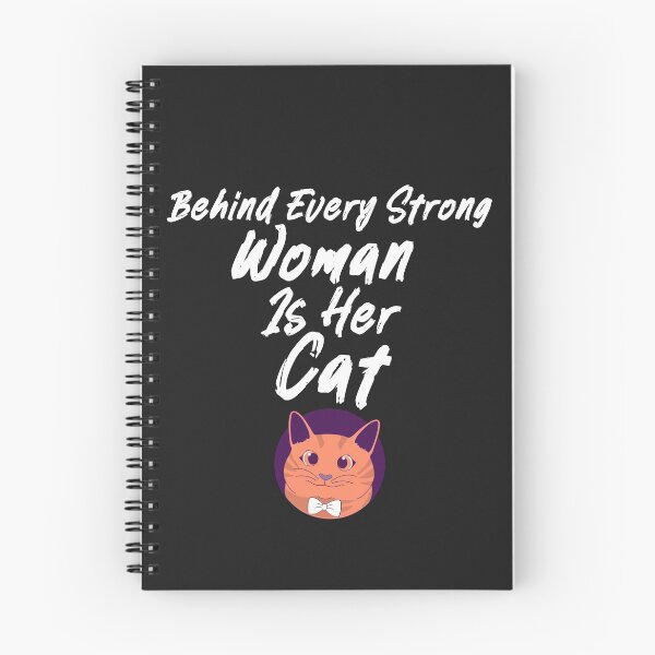 Item preview, Behind Every Strong Woman Is Her Cat designed and sold by kevstore.