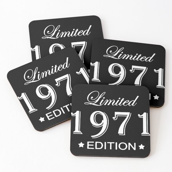 Item preview, Limited Edition 1971 Born in August 1971 53 Years of Being Awesome Birthday Anniversary Gift Idea Holiday Fun Party Premium Apparel Funny Xmas designed and sold by DesignByHeartUK.