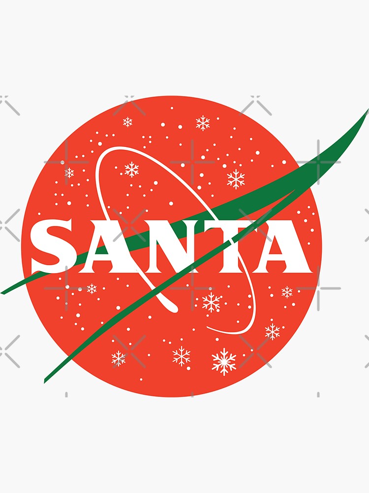 Thumbnail 3 of 3, Sticker, Santa designed and sold by Aeronautdesign.