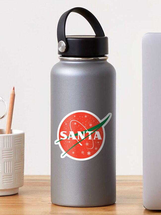 Sticker, Santa designed and sold by Aeronautdesign